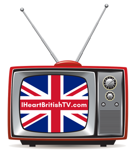 I Heart British TV Static Window Cling
