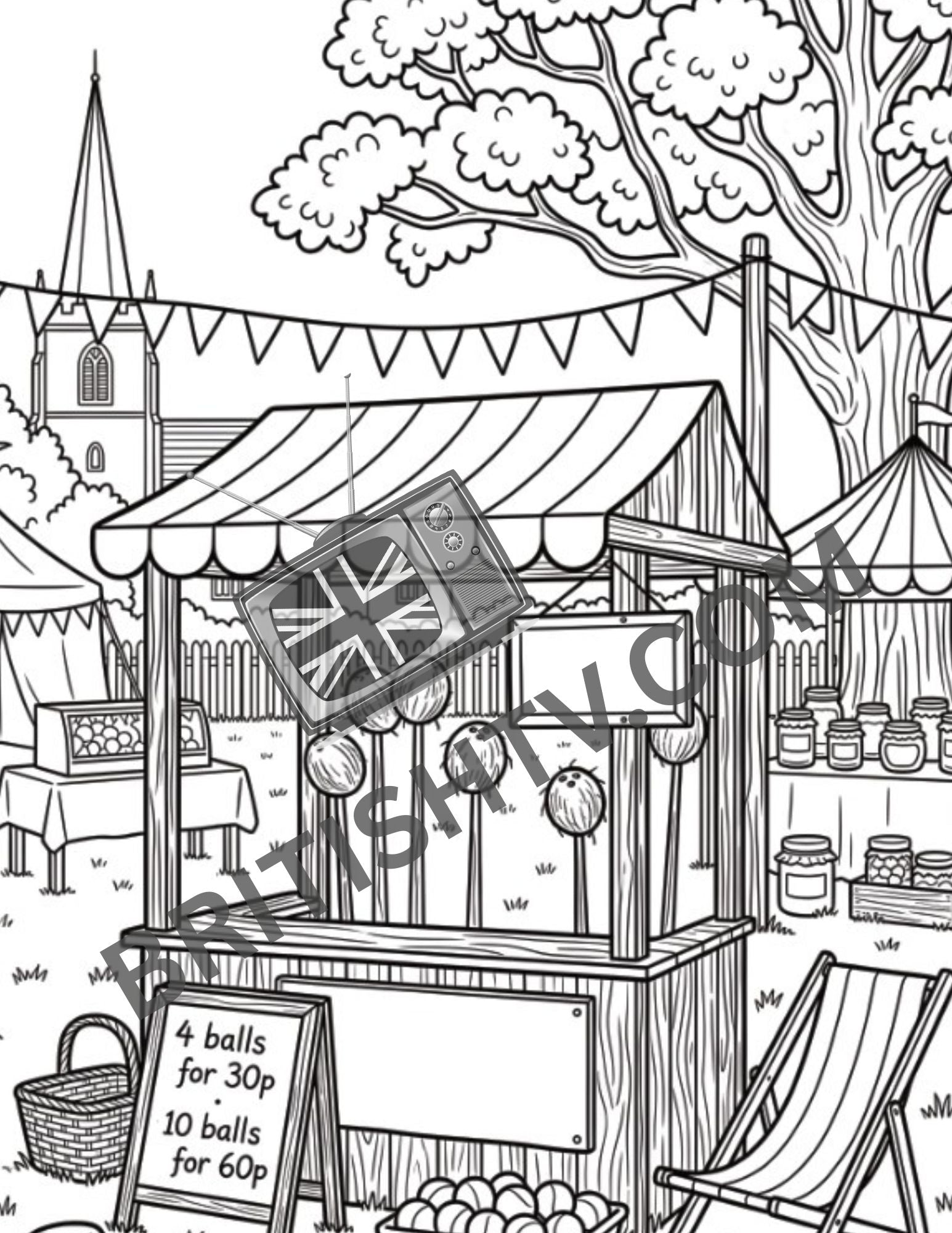 (PRE-ORDER) Everyone Here Should Be Dead: An English Village Adult Coloring Book