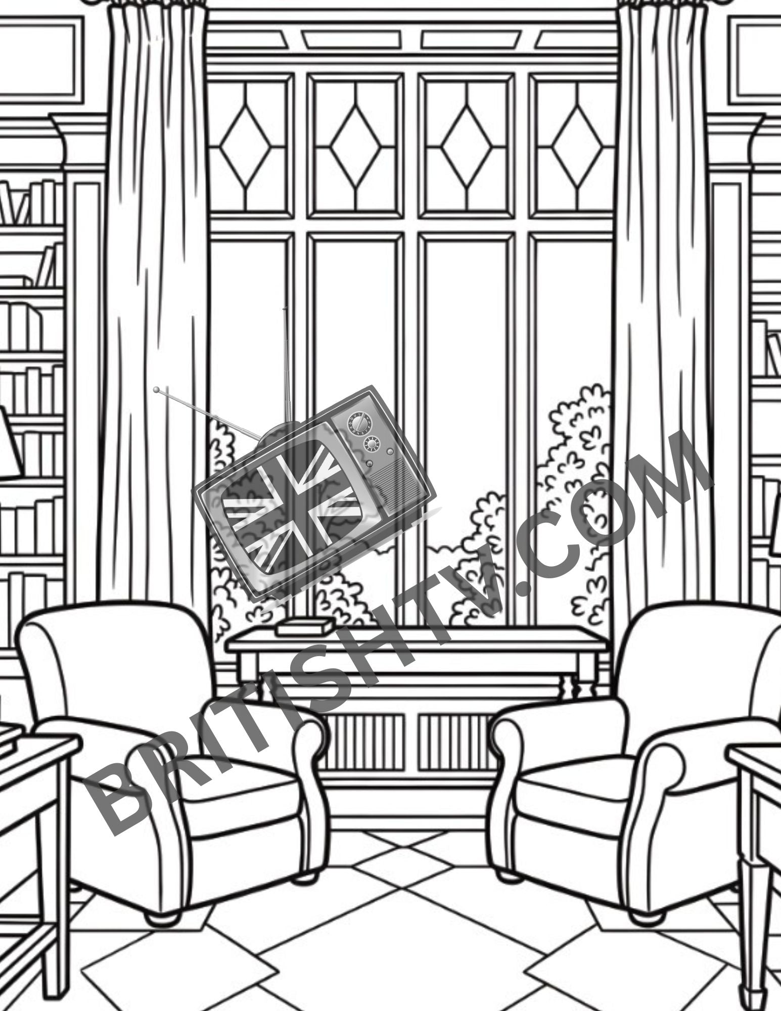 (PRE-ORDER) Dreaming Spires & Dead Dons: A 1960s Oxford Adult Coloring Book