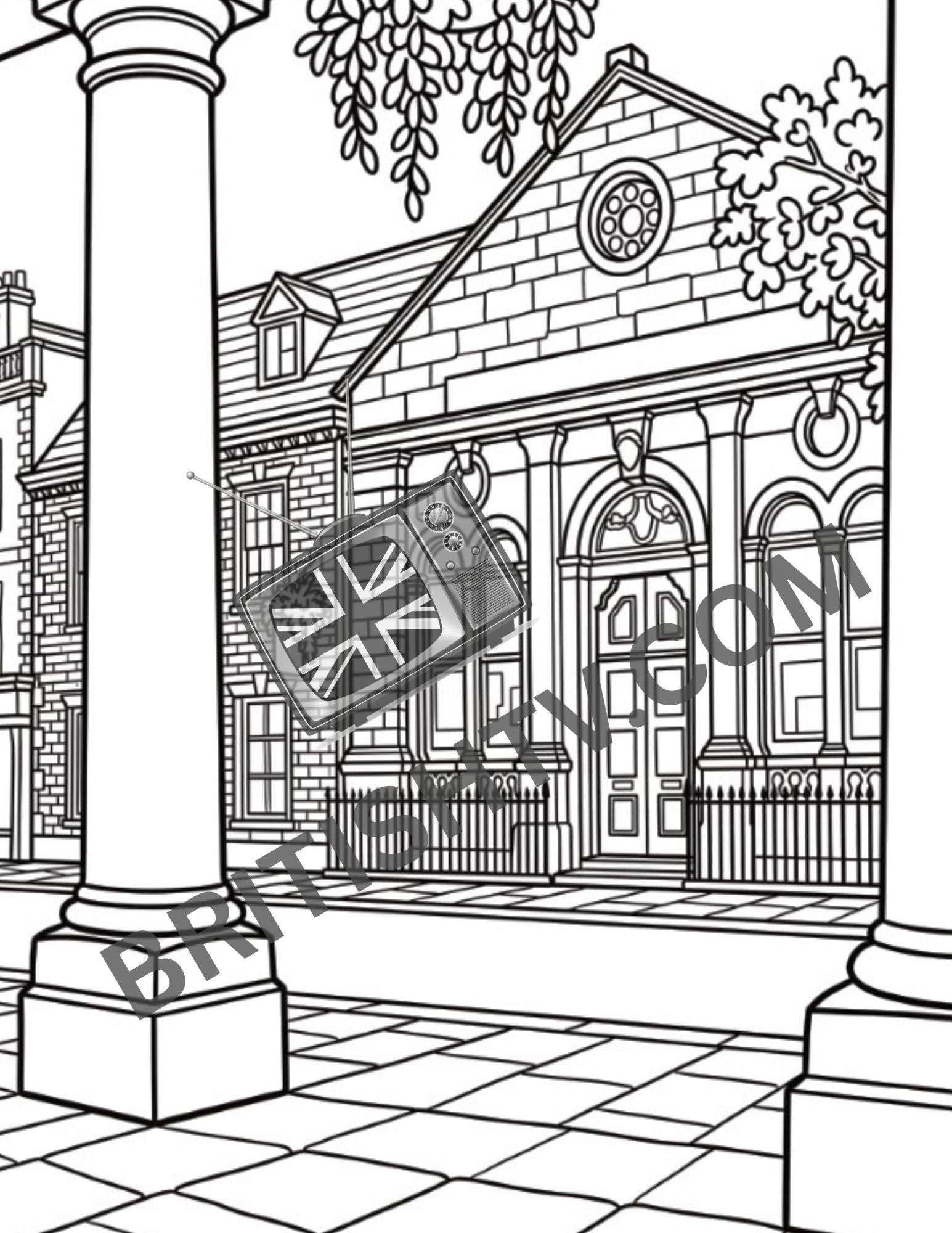 (PRE-ORDER) Everyone Here Should Be Dead: An English Village Adult Coloring Book