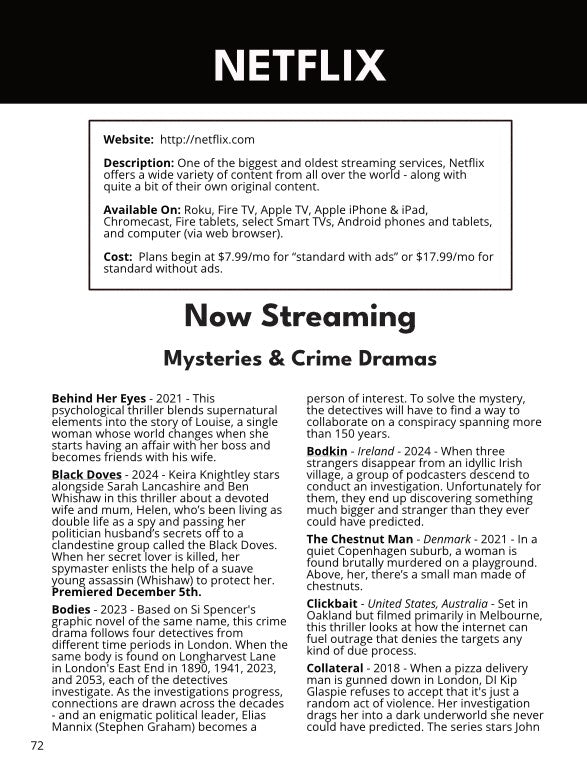 British TV Streaming Guide: US Edition, Summer 2025