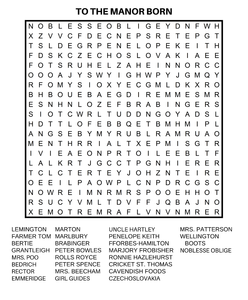 The British TV Word Search Book