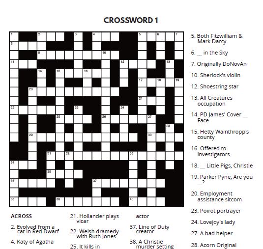 British TV Variety Puzzles, Volume #1