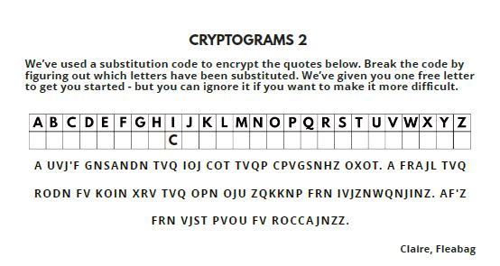 British TV Variety Puzzles, Volume #1