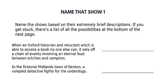 British TV Variety Puzzles, Volume #1